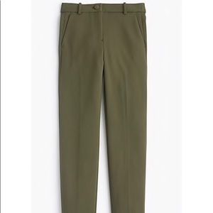 J. Crew Olive Green High Rise Cameron Pants Size 2
